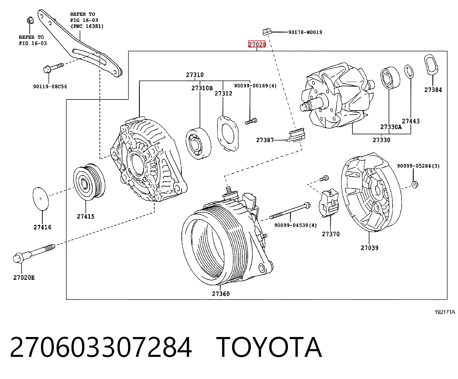 270603307284 Toyota