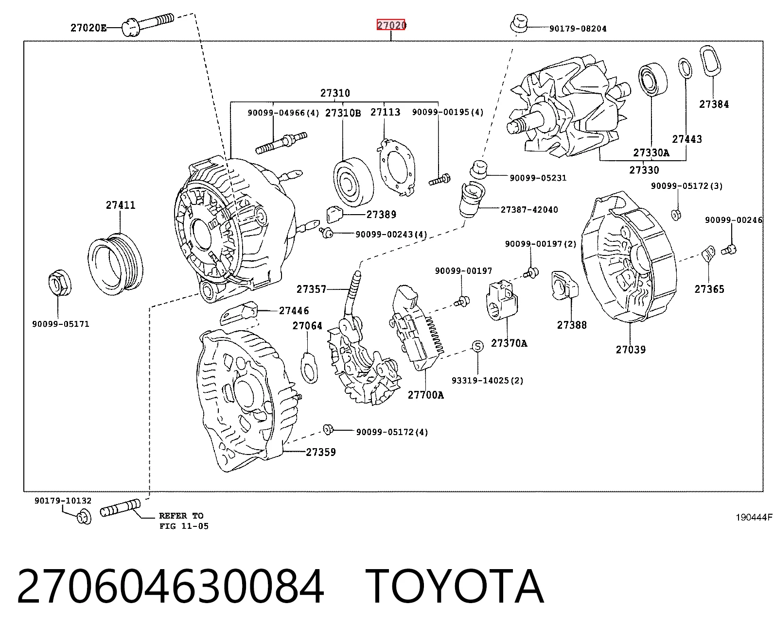 Alternator Lexus GS sedana (JZS160) (1997 - 2005) cena, od 224,77 USD