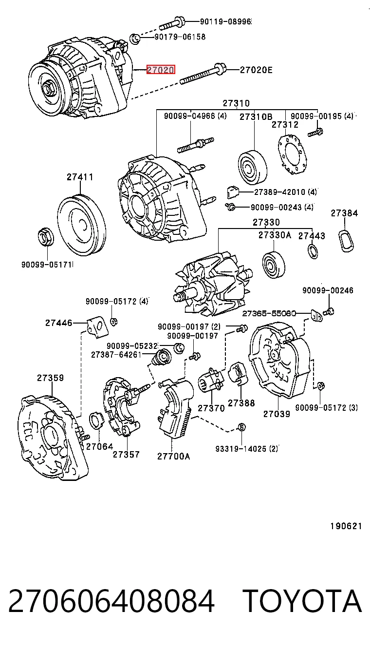 270606408084 Toyota
