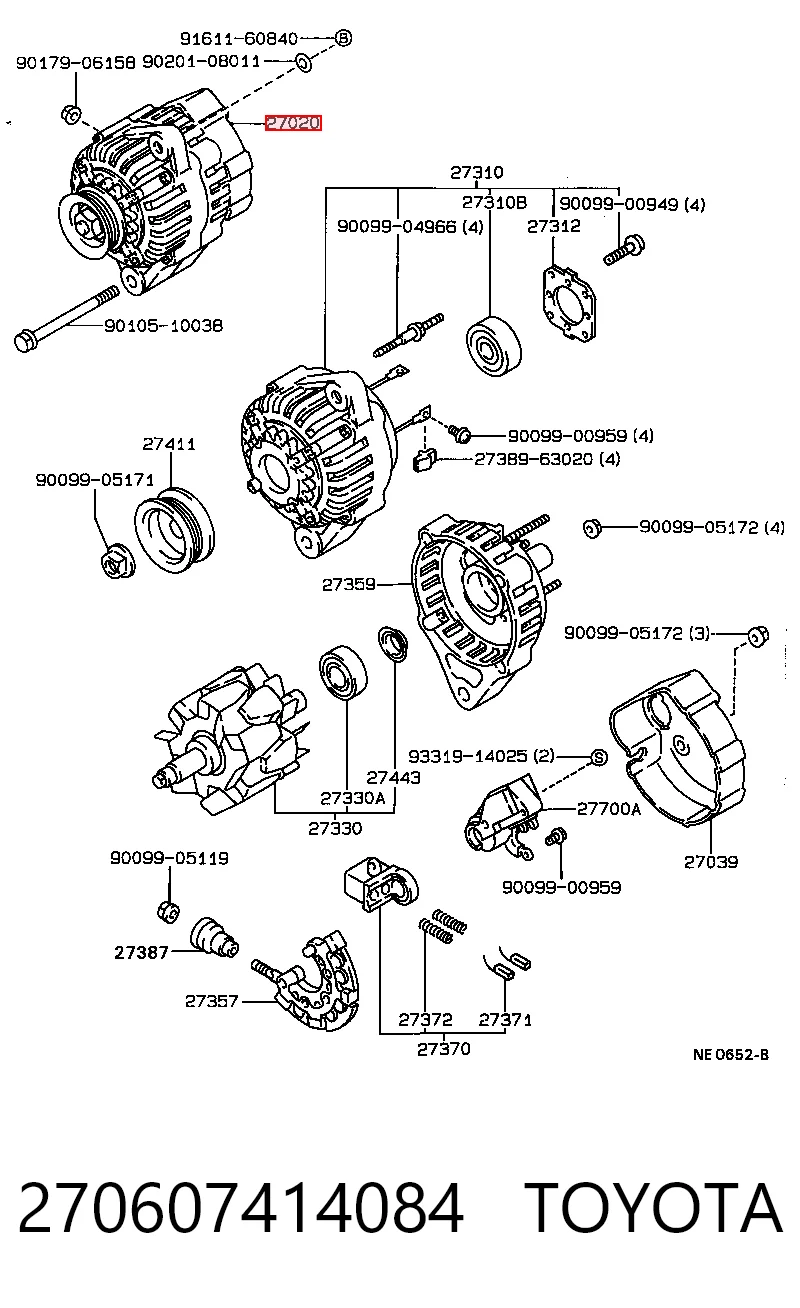 270607414084 Toyota