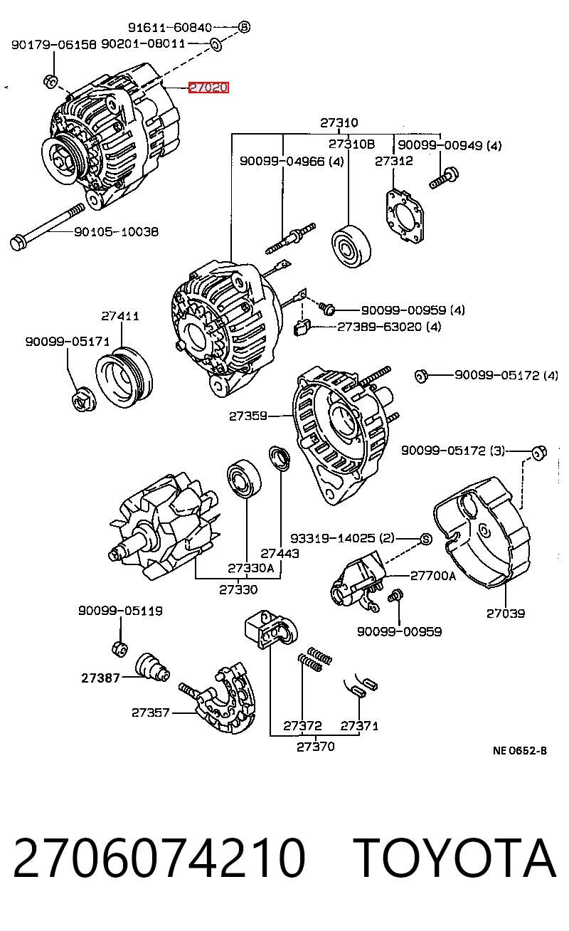 2706074210 Toyota