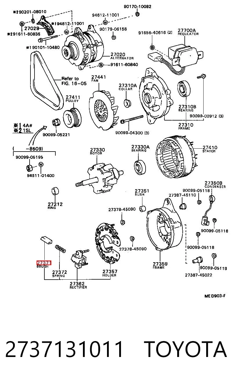 2737131011 Toyota