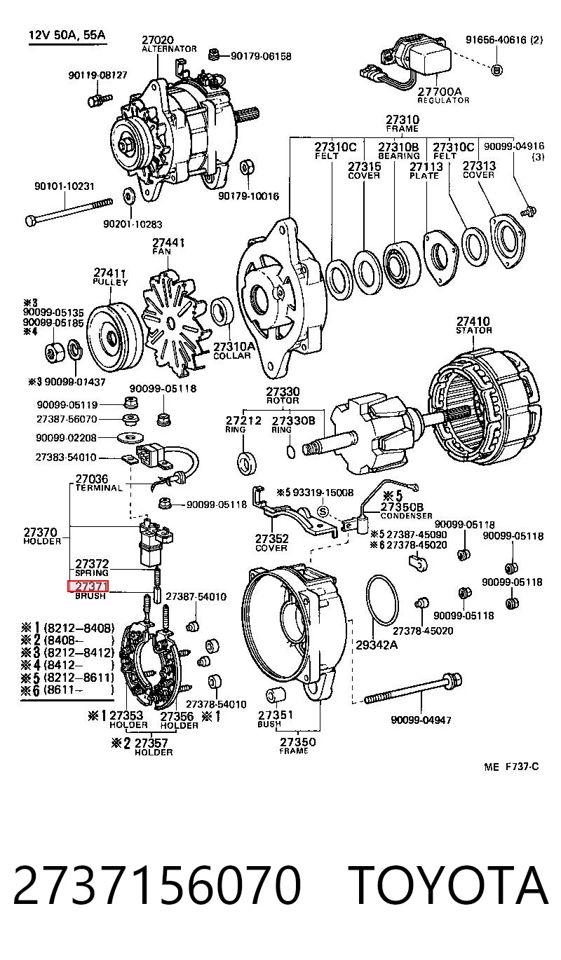 Szczotka alternatora Rover 400 sedana (RT) (1995 - 1999) cena, od 1,17 USD