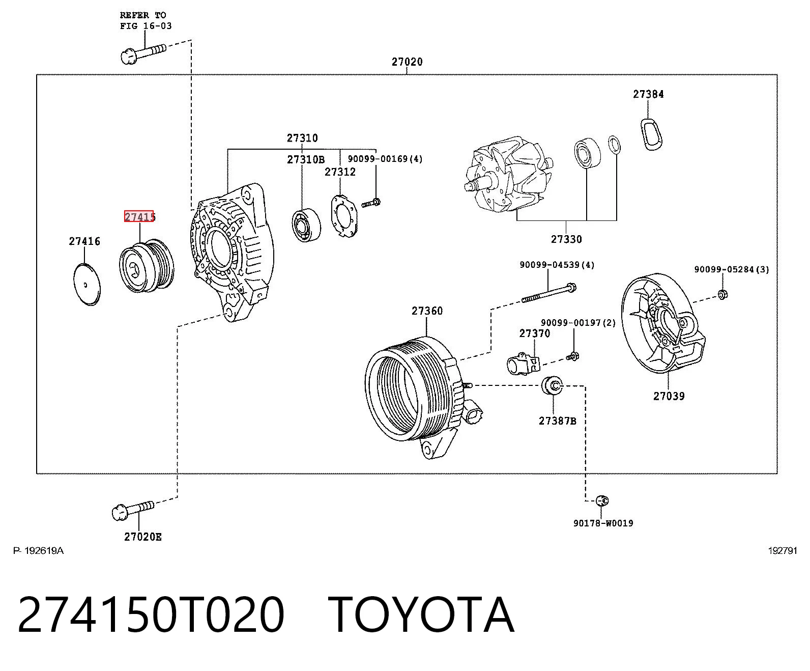 274150T020 Toyota