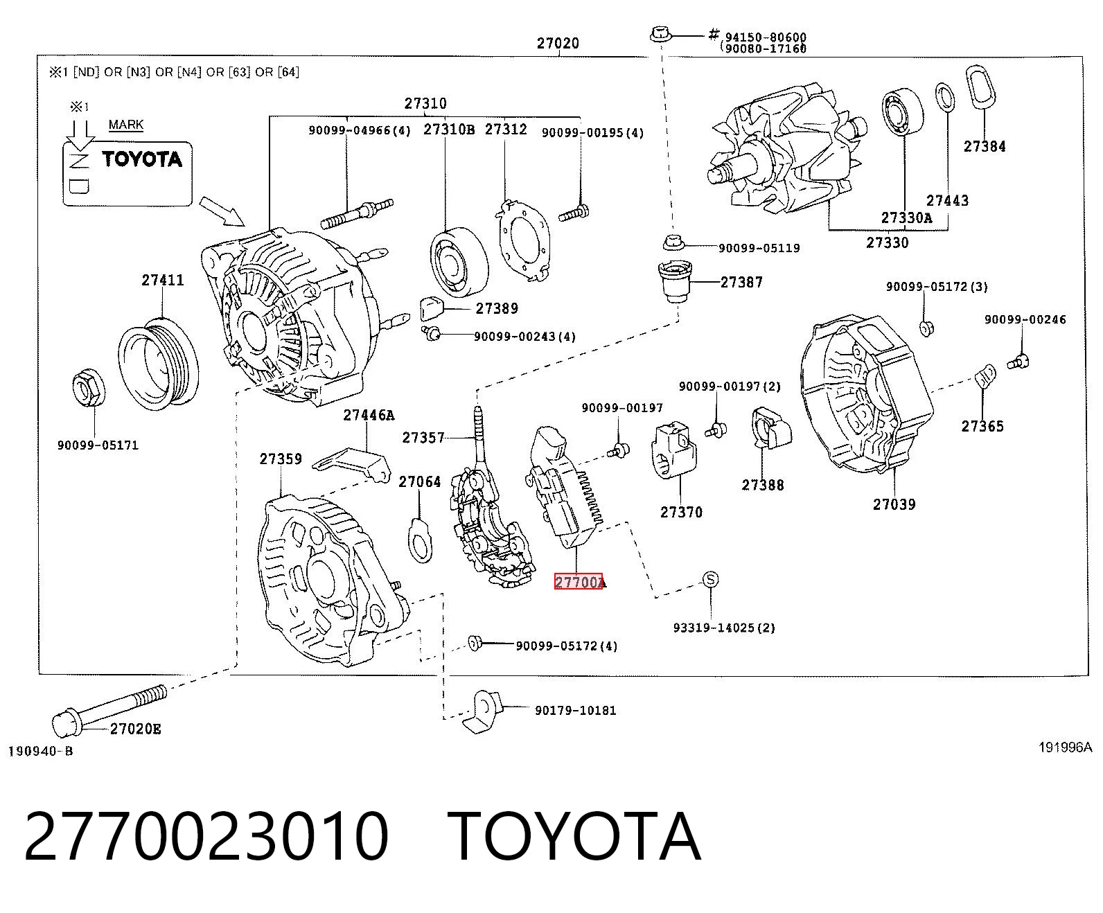 2770023010 Toyota