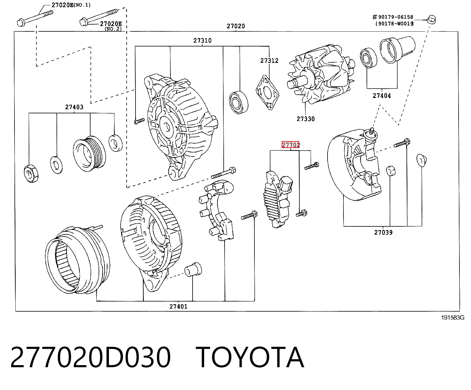 277020D030 Toyota