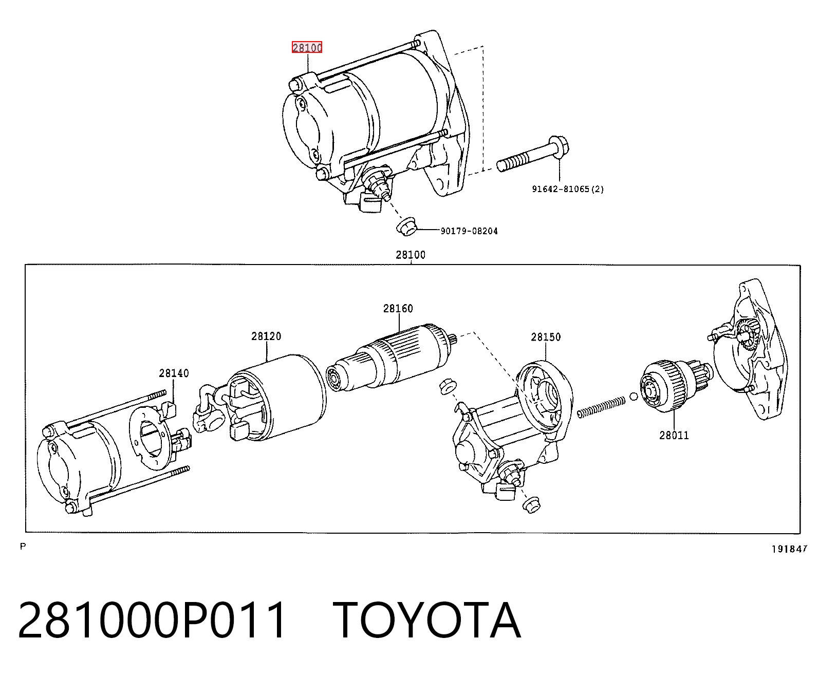 Rozrusznik do Toyota Fj Cruiser  GSJ1