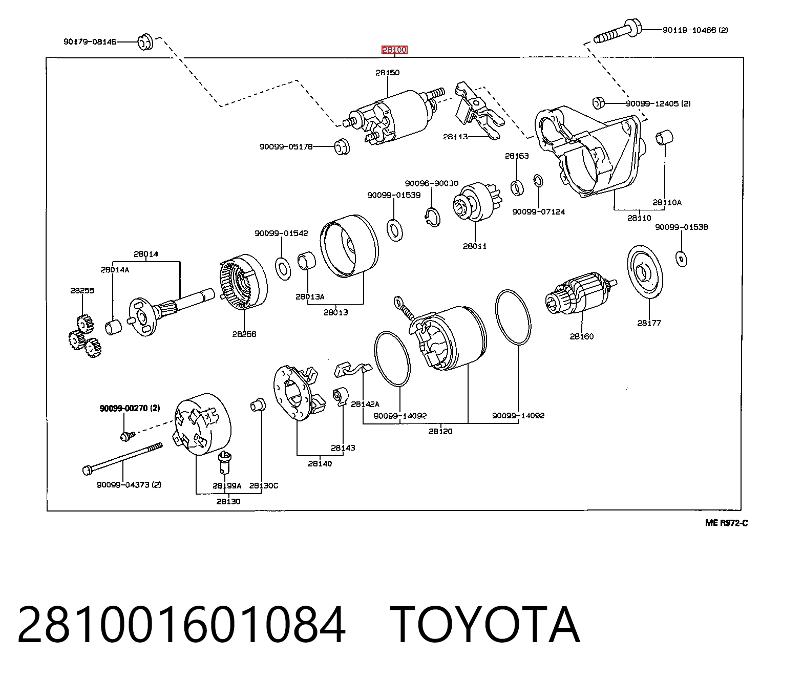 Rozrusznik Toyota Corolla 