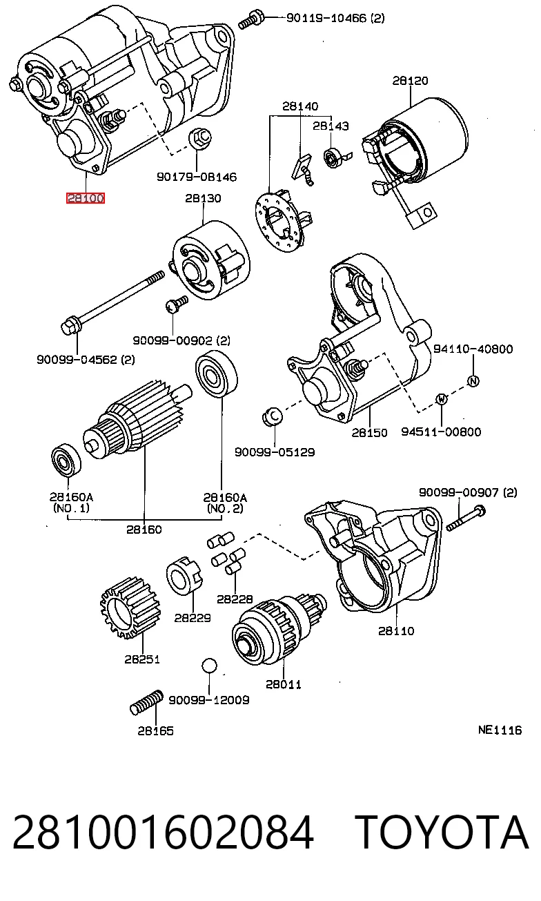 281001602084 Toyota