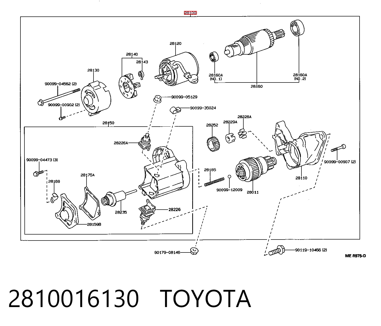  Rozrusznik Toyota Corolla 