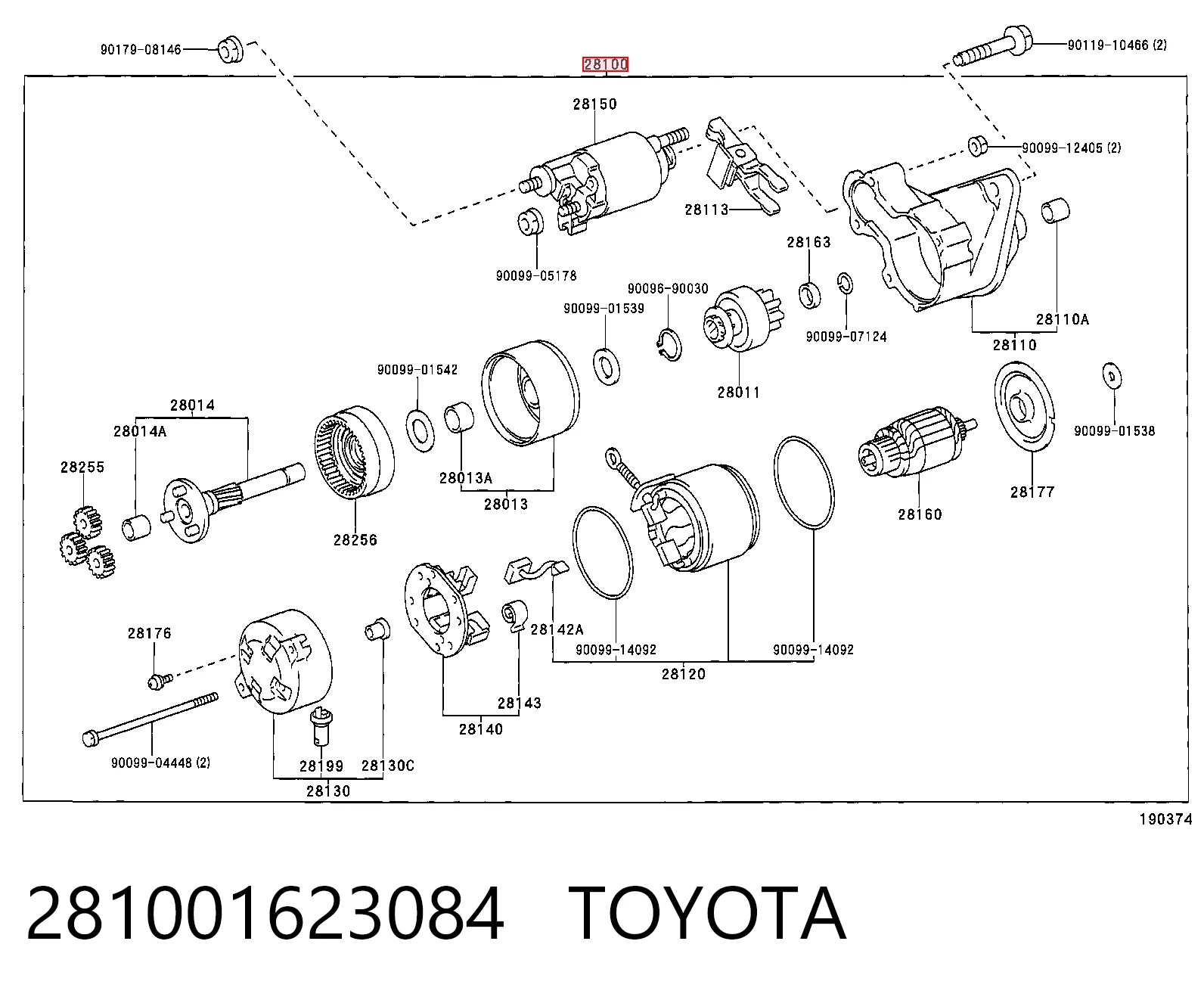 281001623084 Toyota