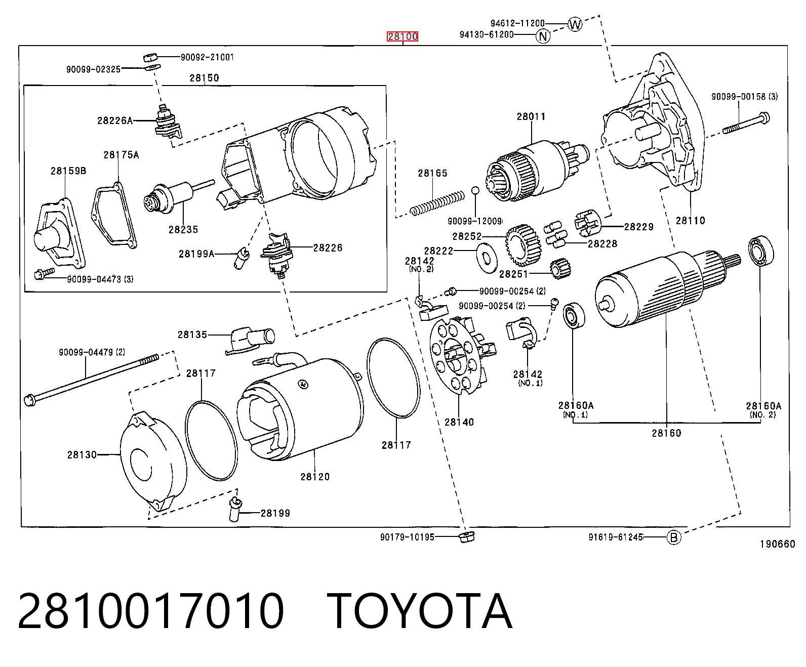 Rozrusznik Toyota Land Cruiser 80