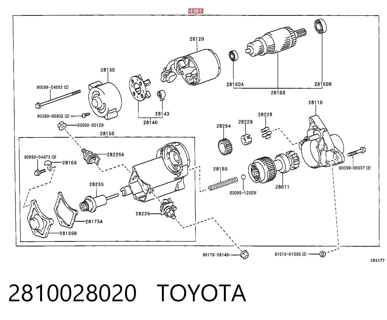 2810028020 Toyota