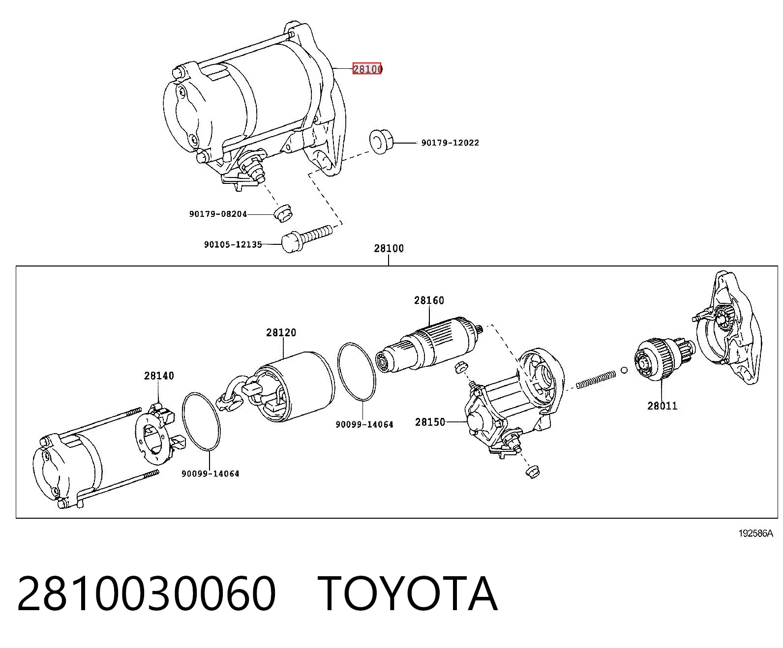  Rozrusznik Toyota Land Cruiser 