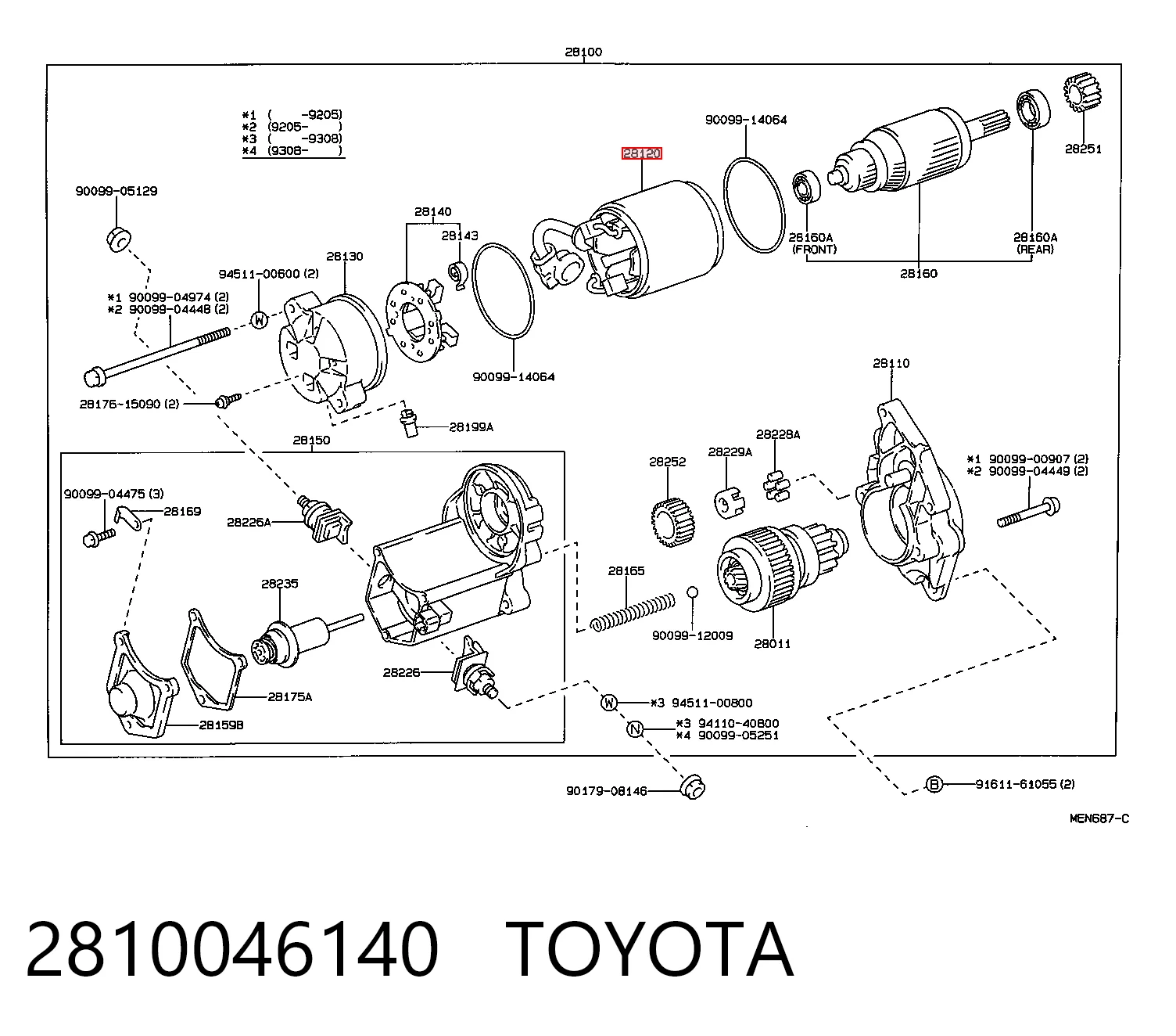 2810046140 Toyota