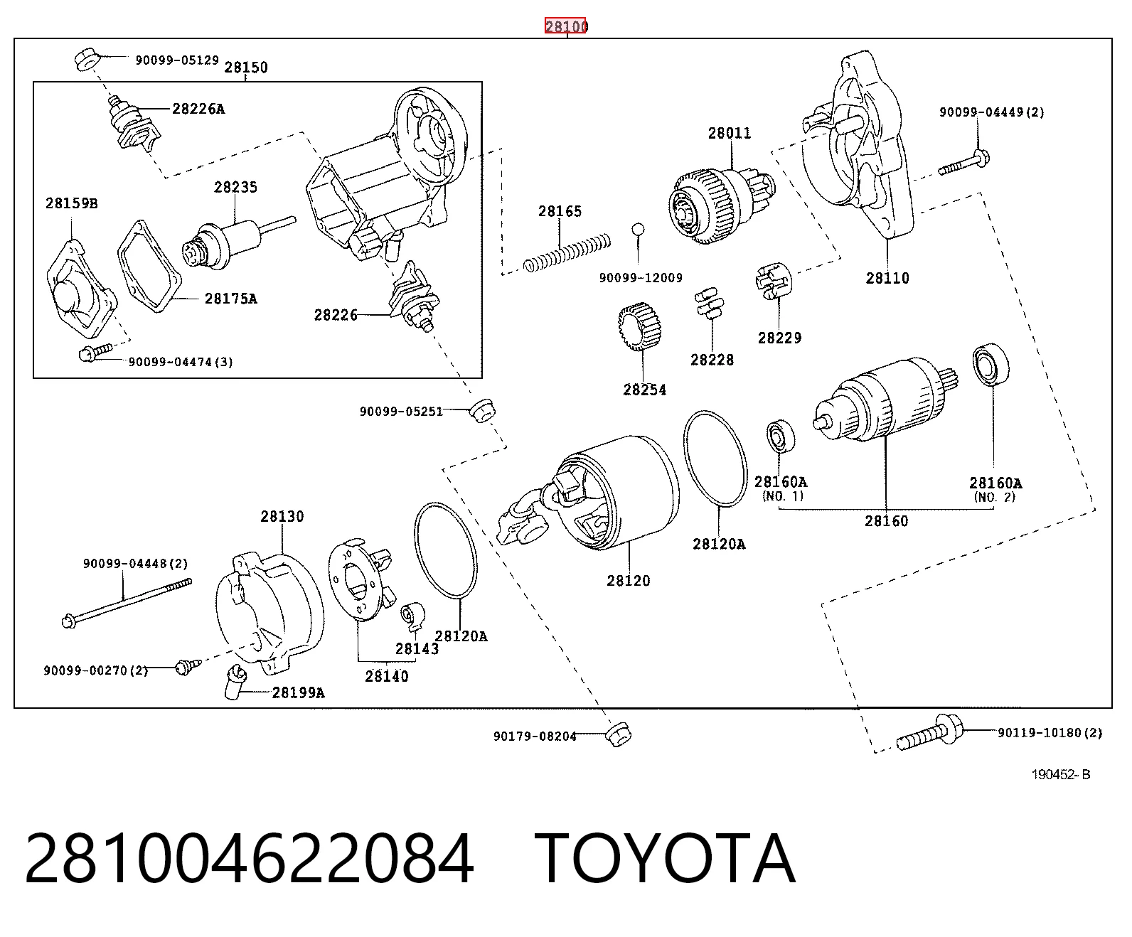 281004622084 Toyota