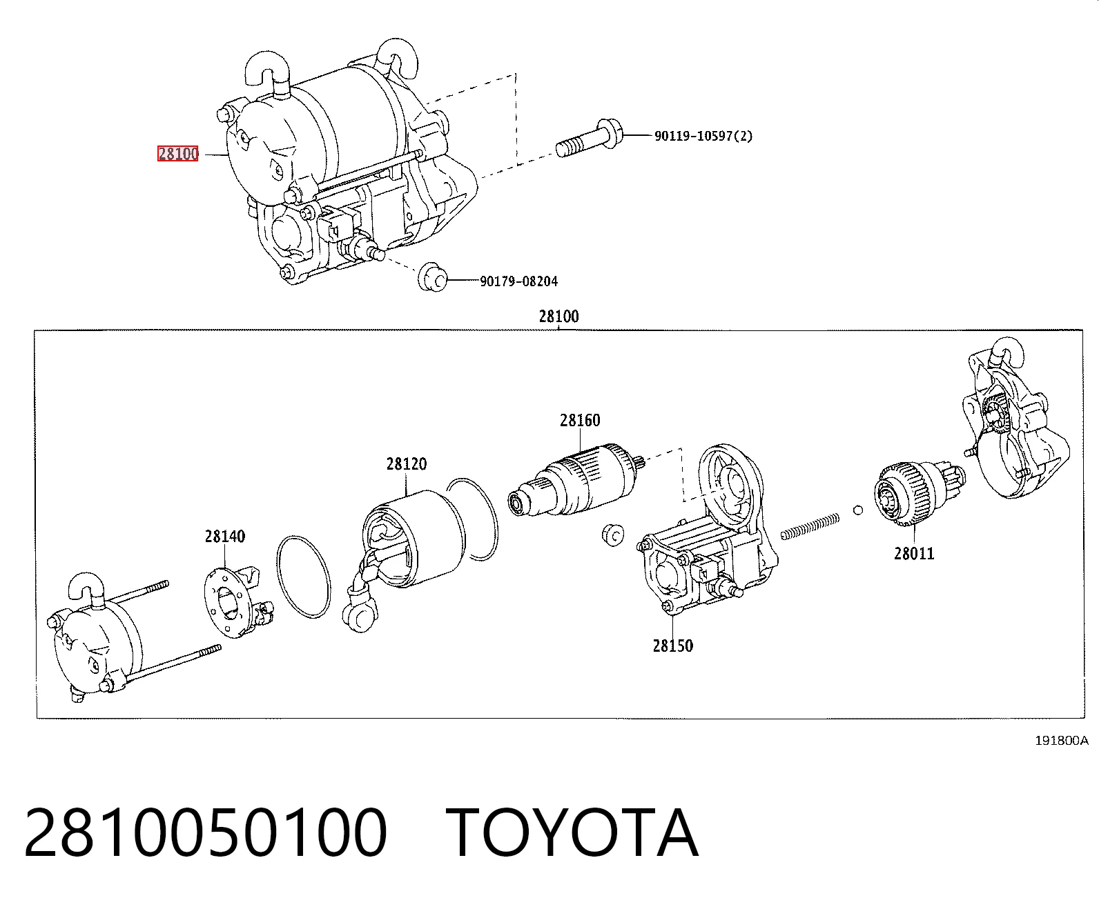 Rozrusznik Toyota Land Cruiser 