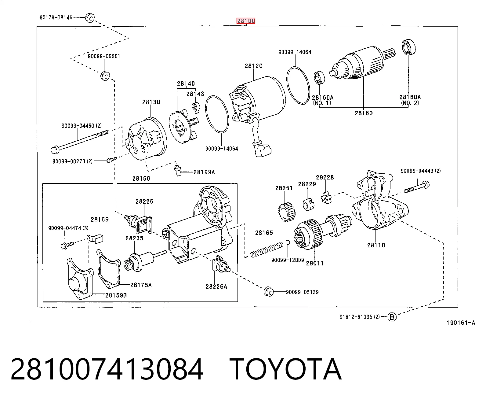 Rozrusznik do Toyota Carina II T17
