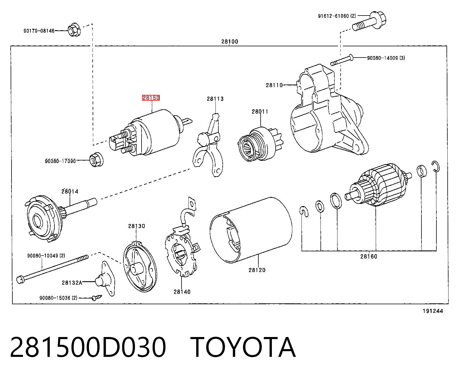 281500D030 Toyota