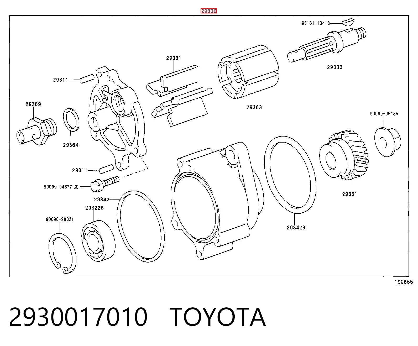 Pompa podciśnienia do Toyota Land Cruiser 80 J8