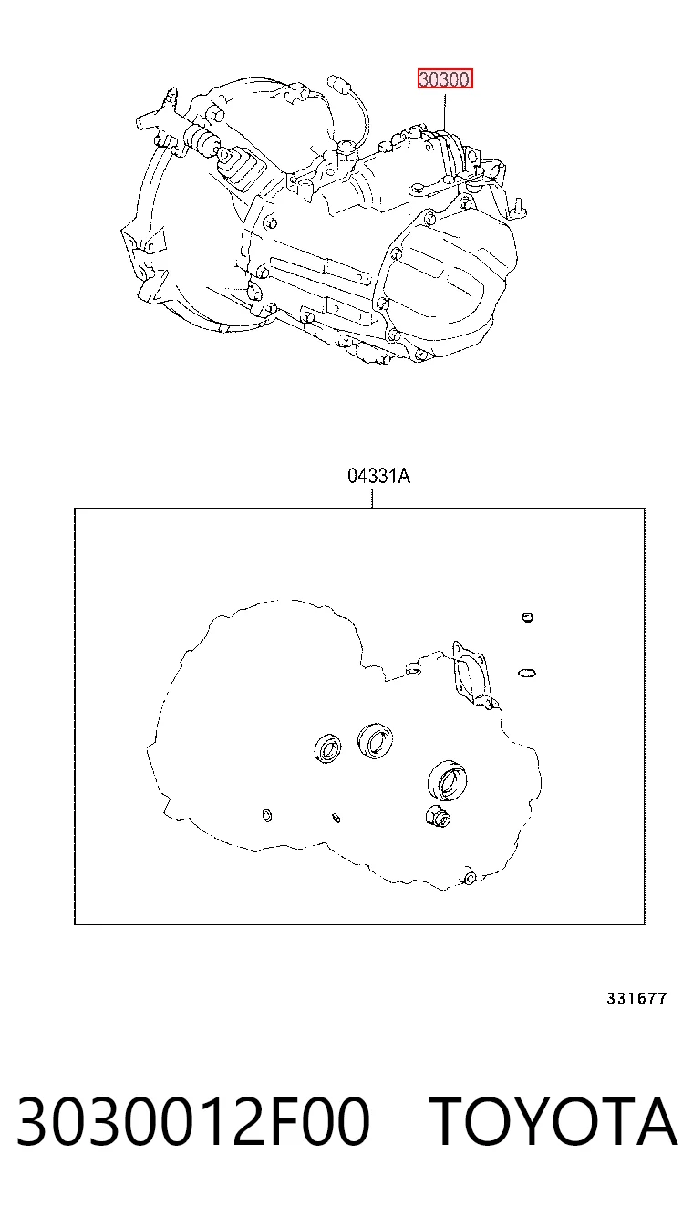 3030012F00 Toyota