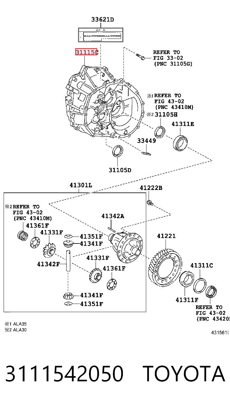 3111542050 Toyota