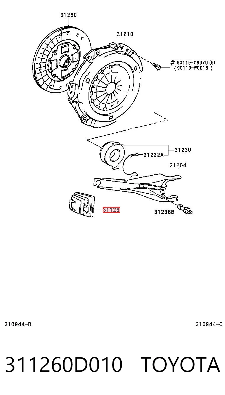 311260D010 Toyota
