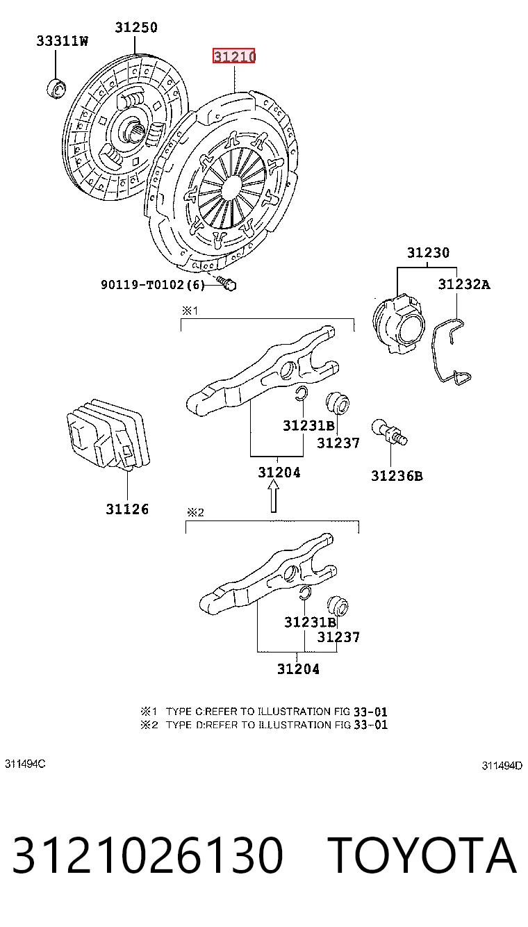 3121026130 Toyota
