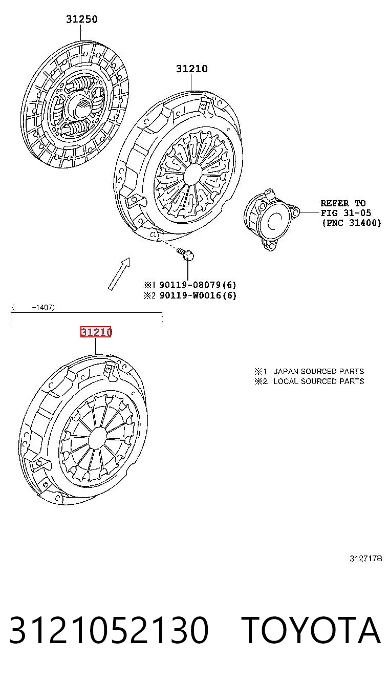 3121052130 Toyota