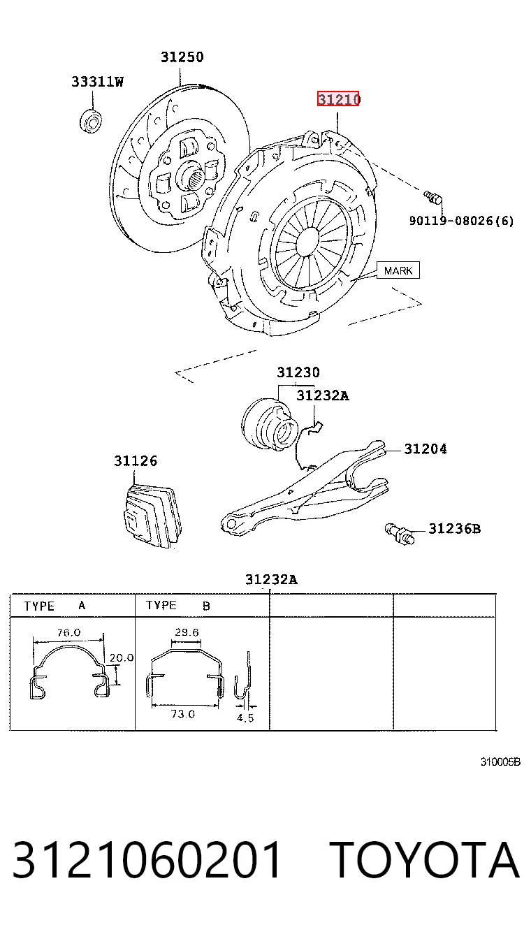 3121060201 Toyota