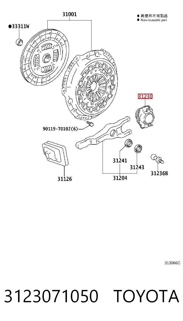 3123071050 Toyota