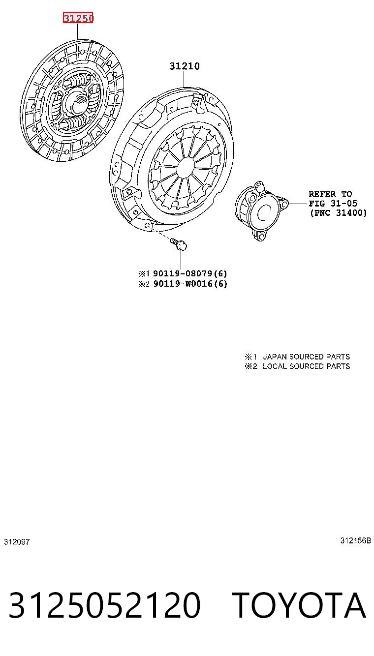 3125052120 Toyota