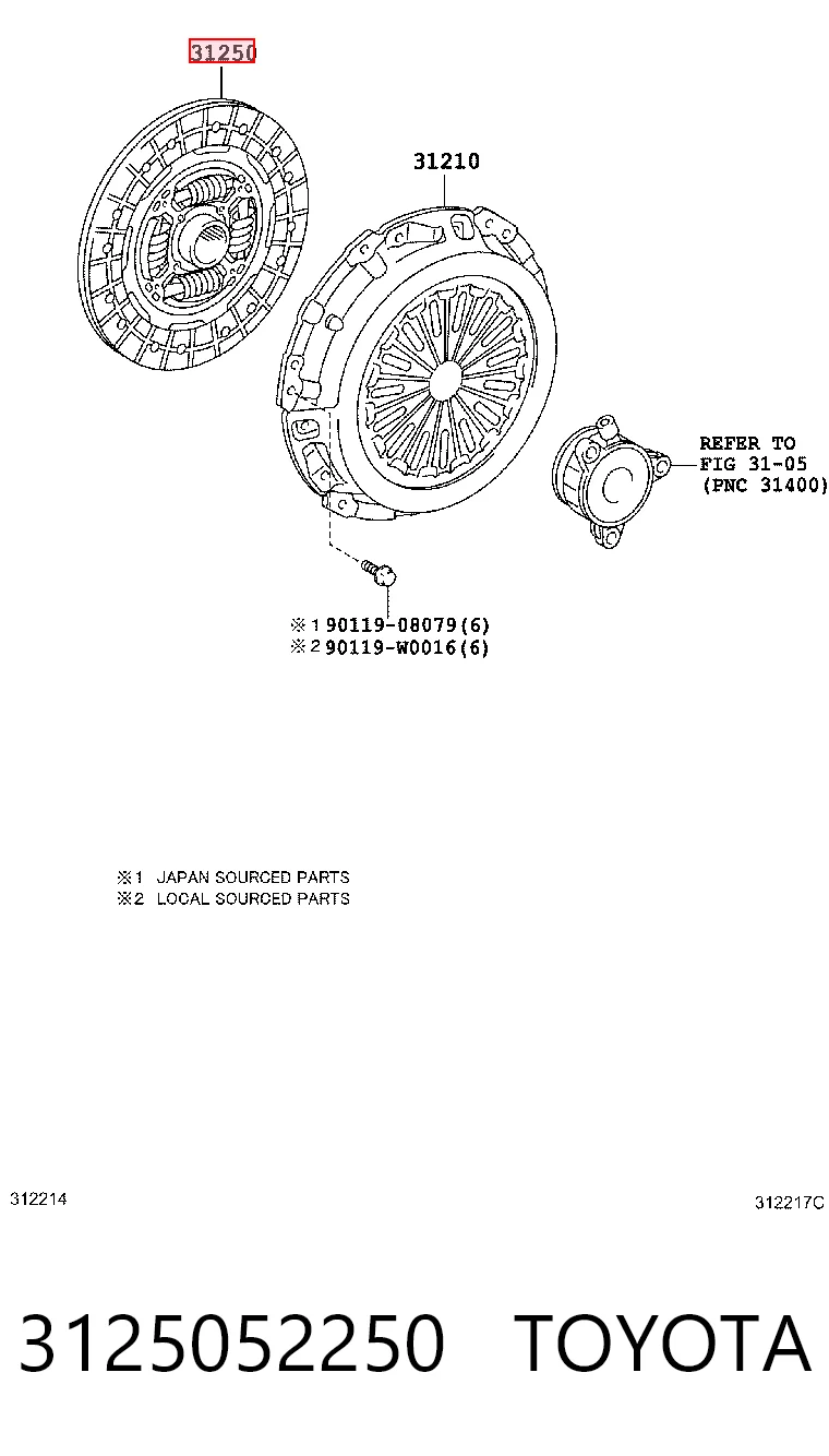 Tarcza sprzęgła do Toyota Yaris  SP90
