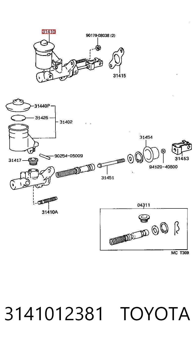 3141012381 Toyota