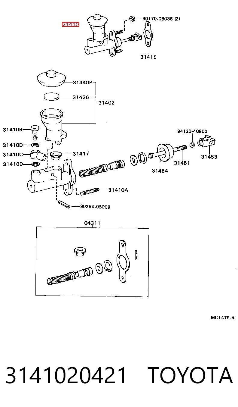 3141020421 Toyota