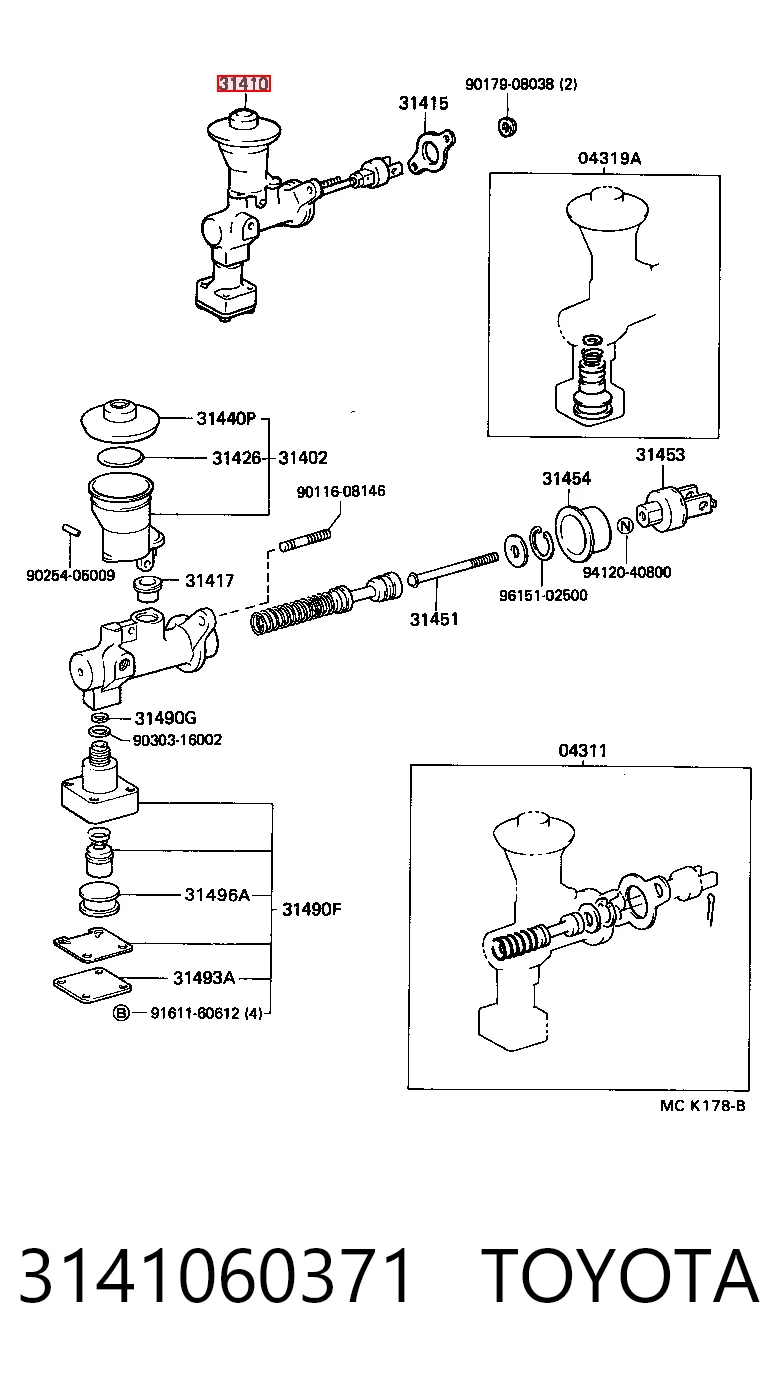 3141060371 Toyota