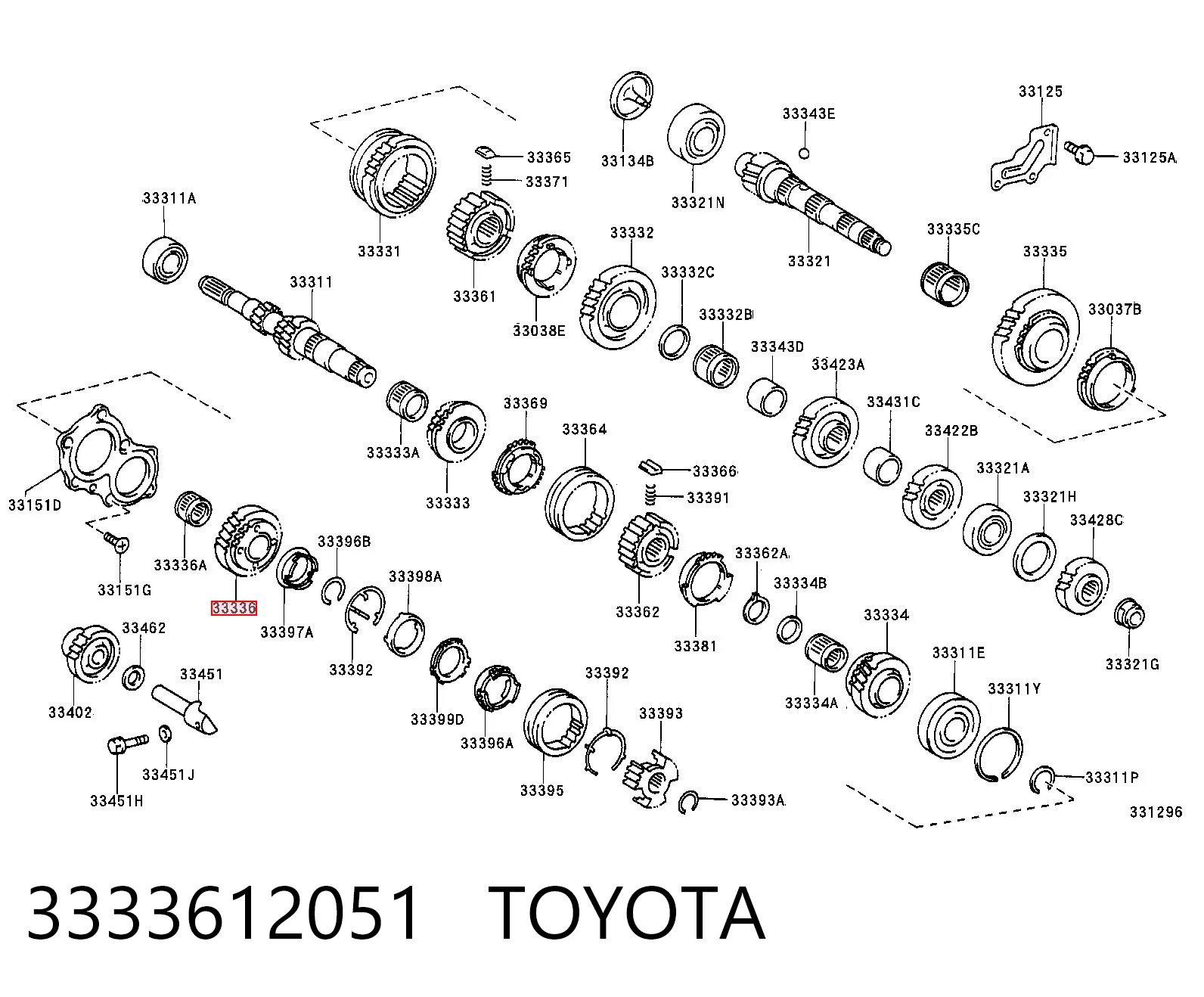 3333612051 Toyota