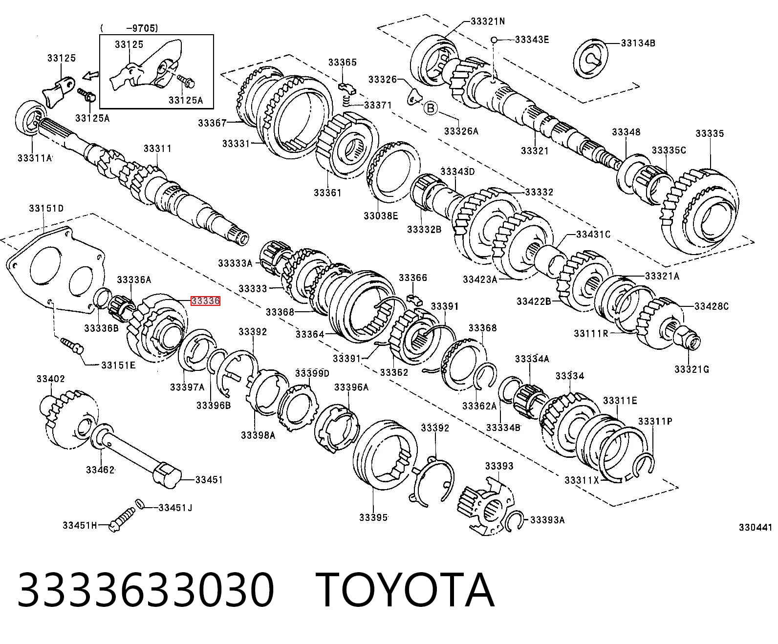 Kupić Koło zębate 5. biegu napędzające Toyota Picnic  XM1 w dobrej cenie