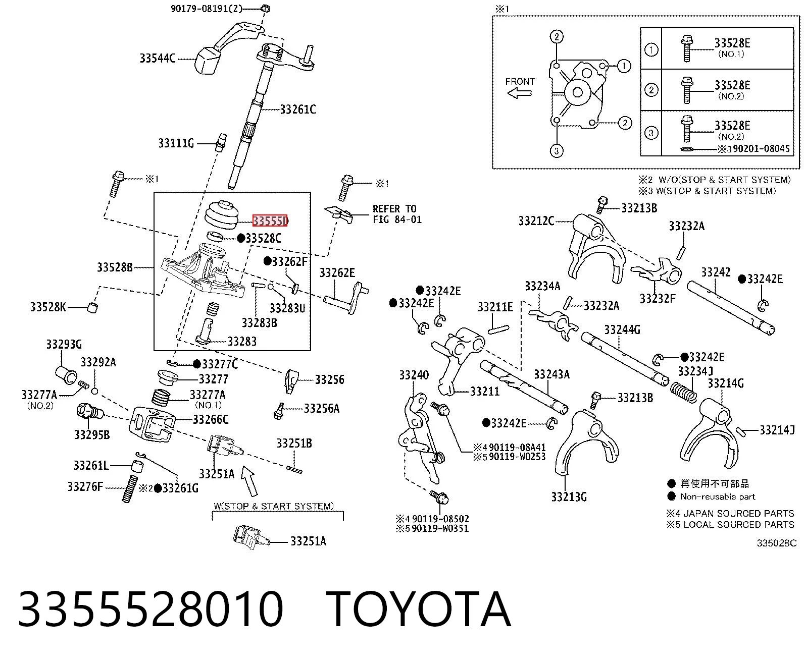 3355528010 Toyota