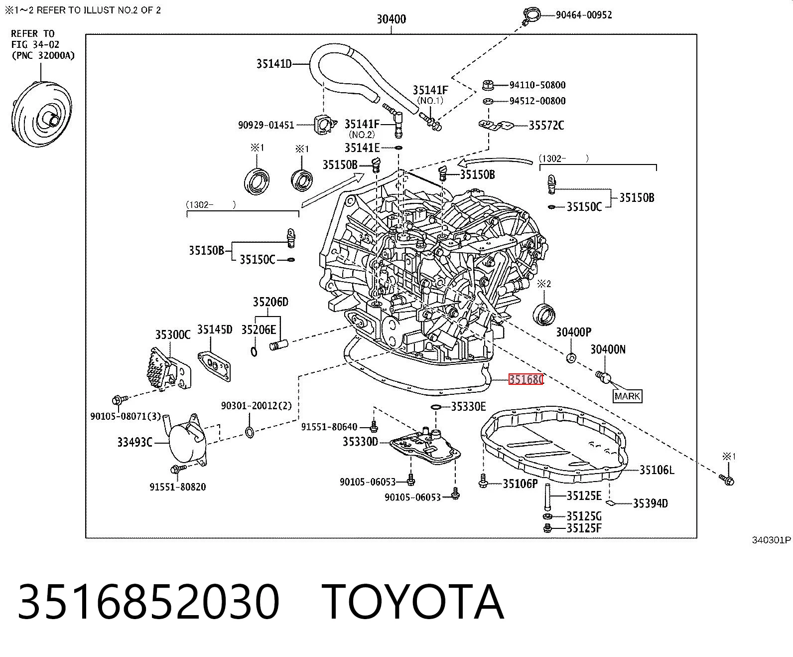 3516852030 Toyota