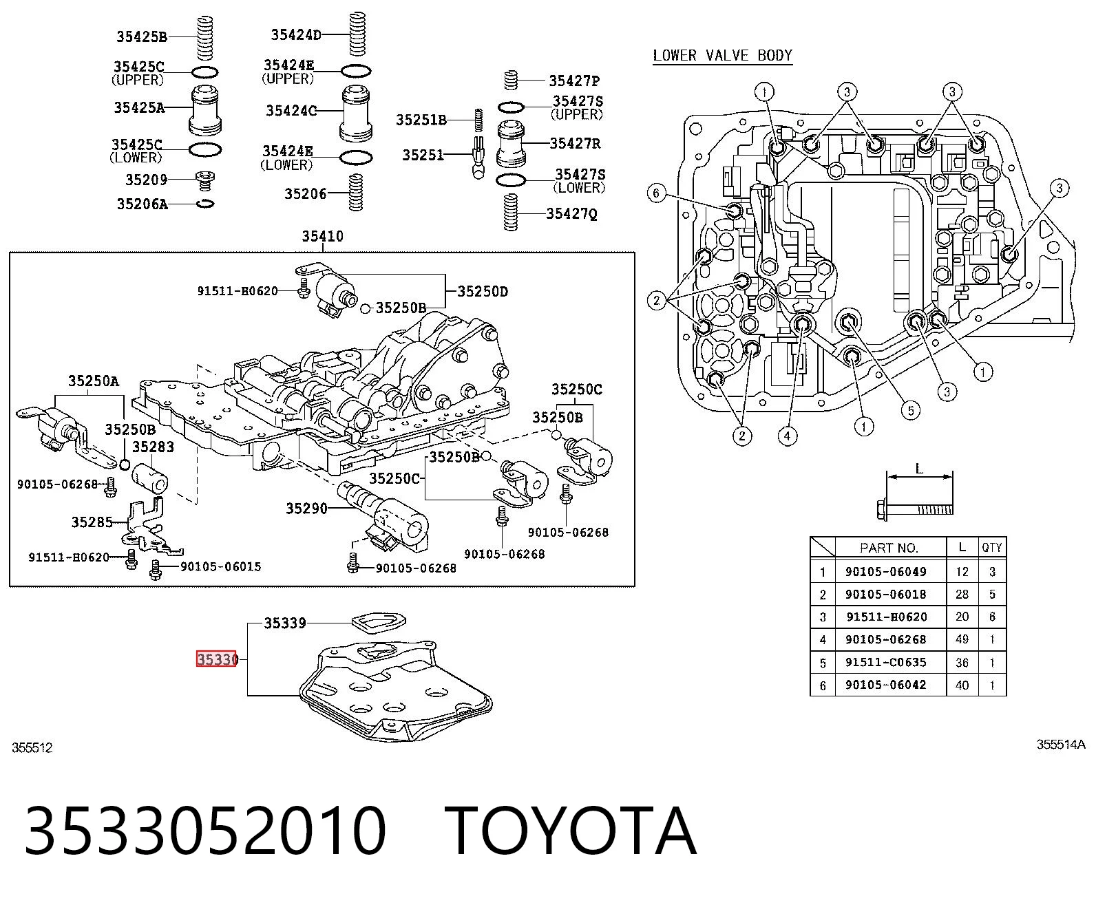3533052010 Toyota