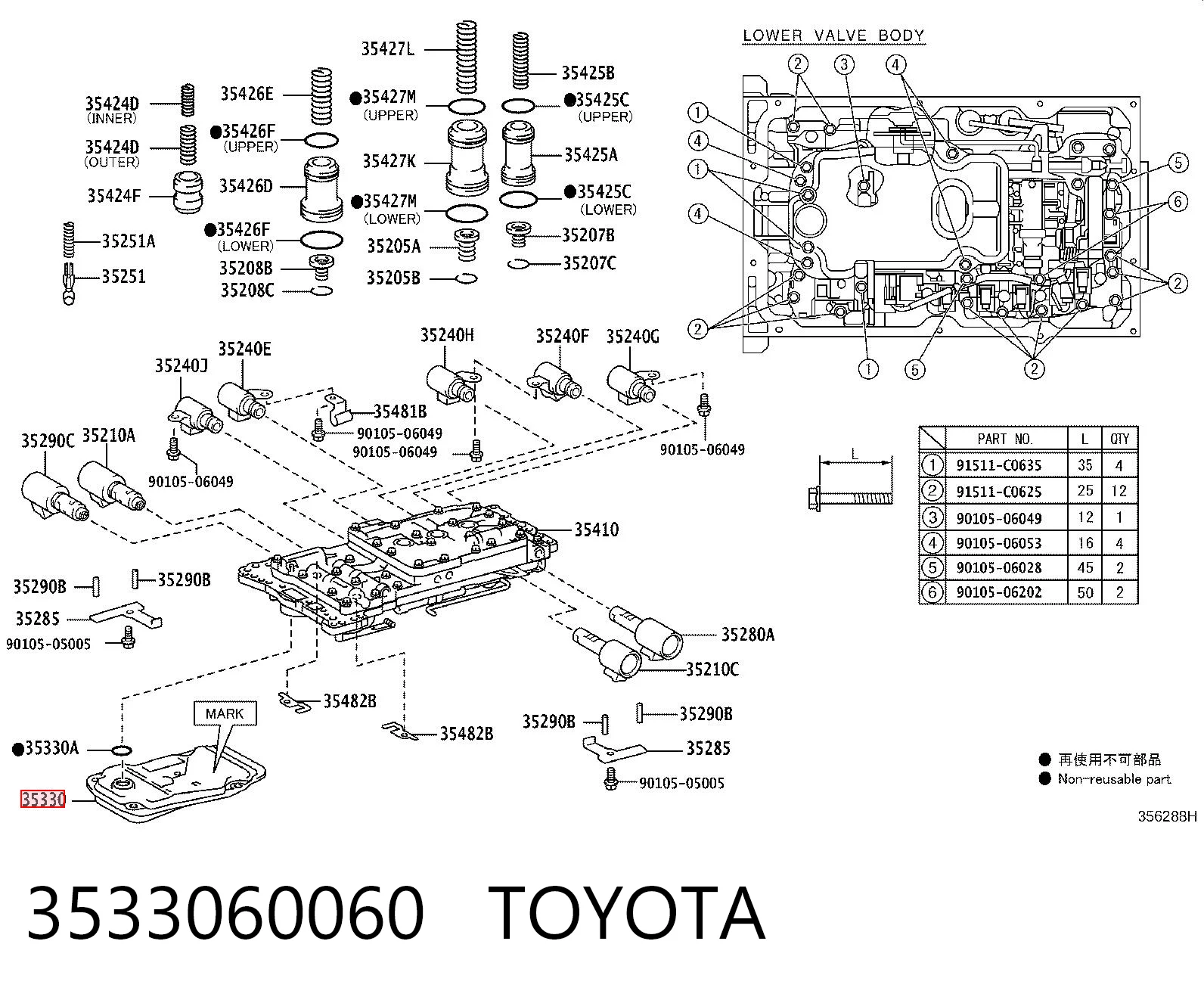 Do koszyka Filtr automatycznej skrzyni biegów Lexus GS  S19