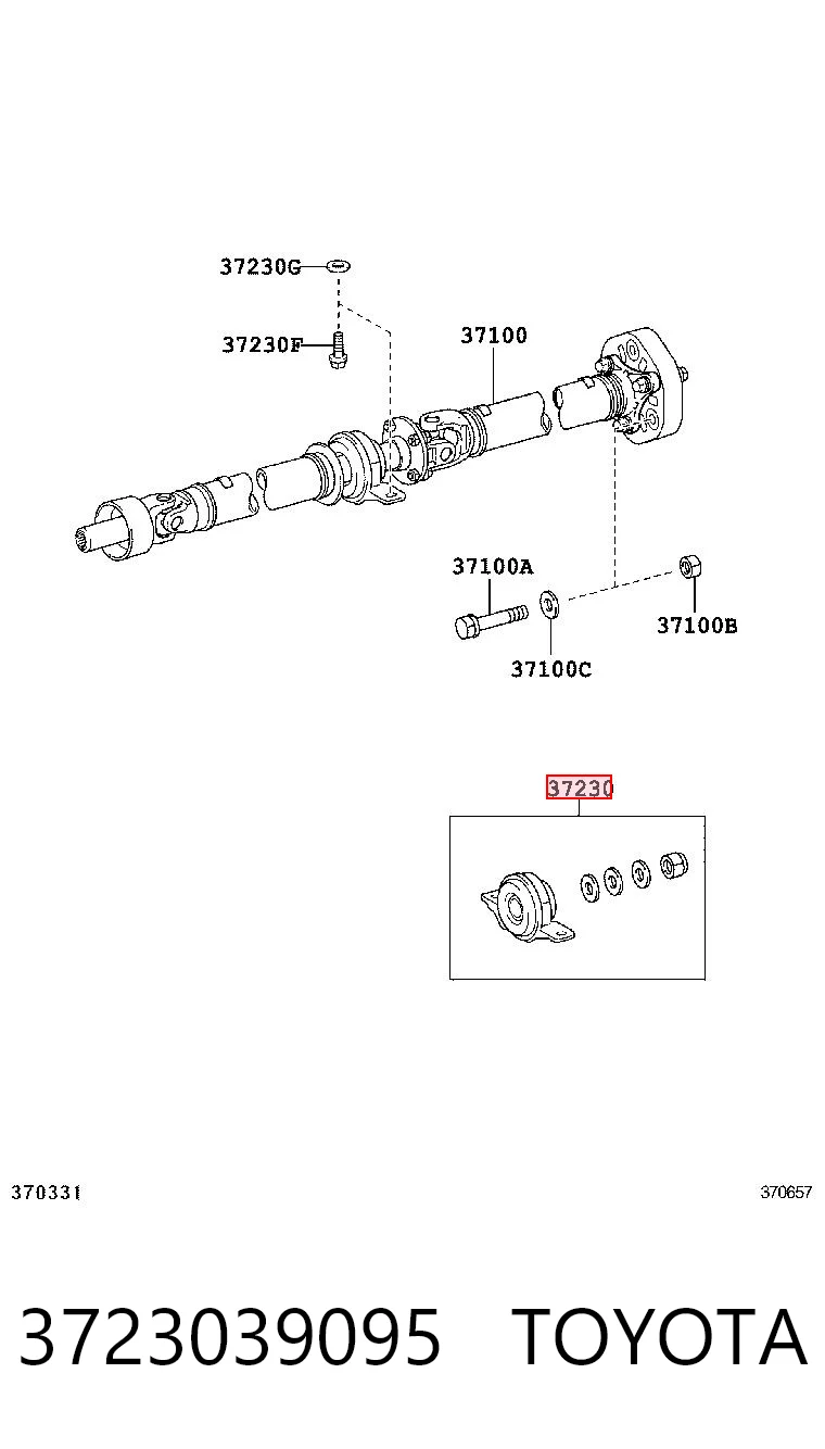 3723039095 Toyota