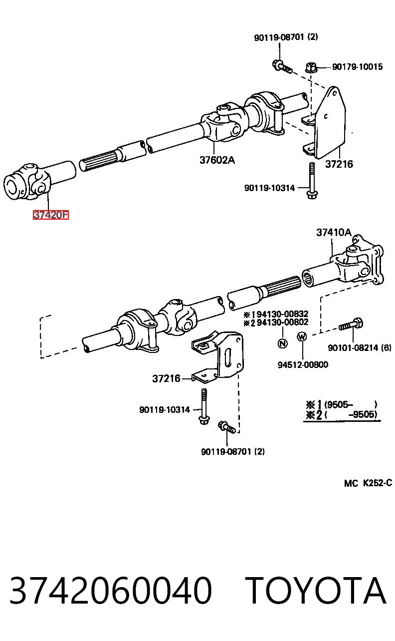 3742060040 Toyota