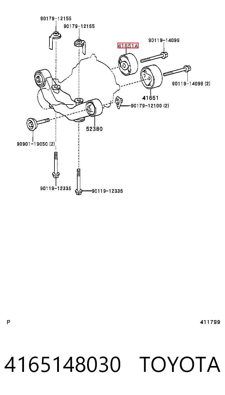 4165148030 Toyota