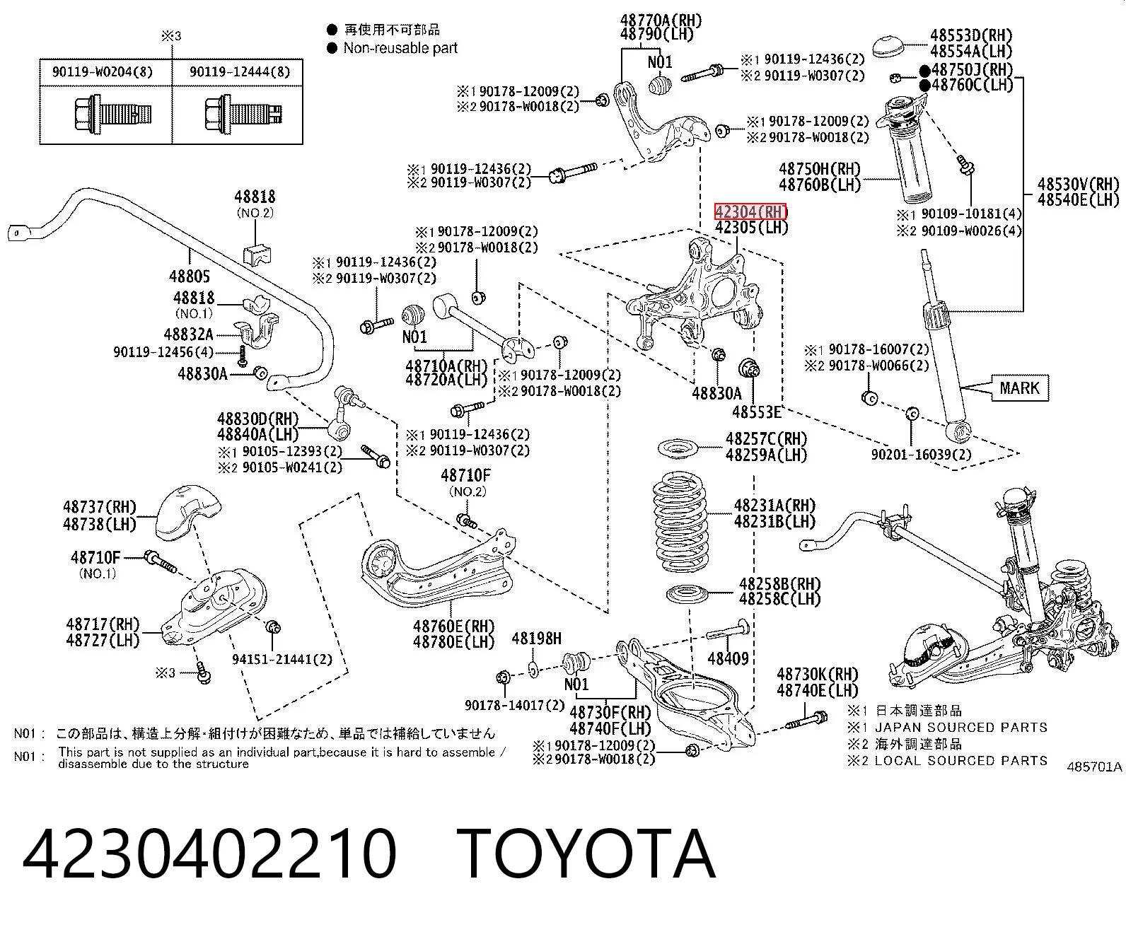 4230402210 Toyota