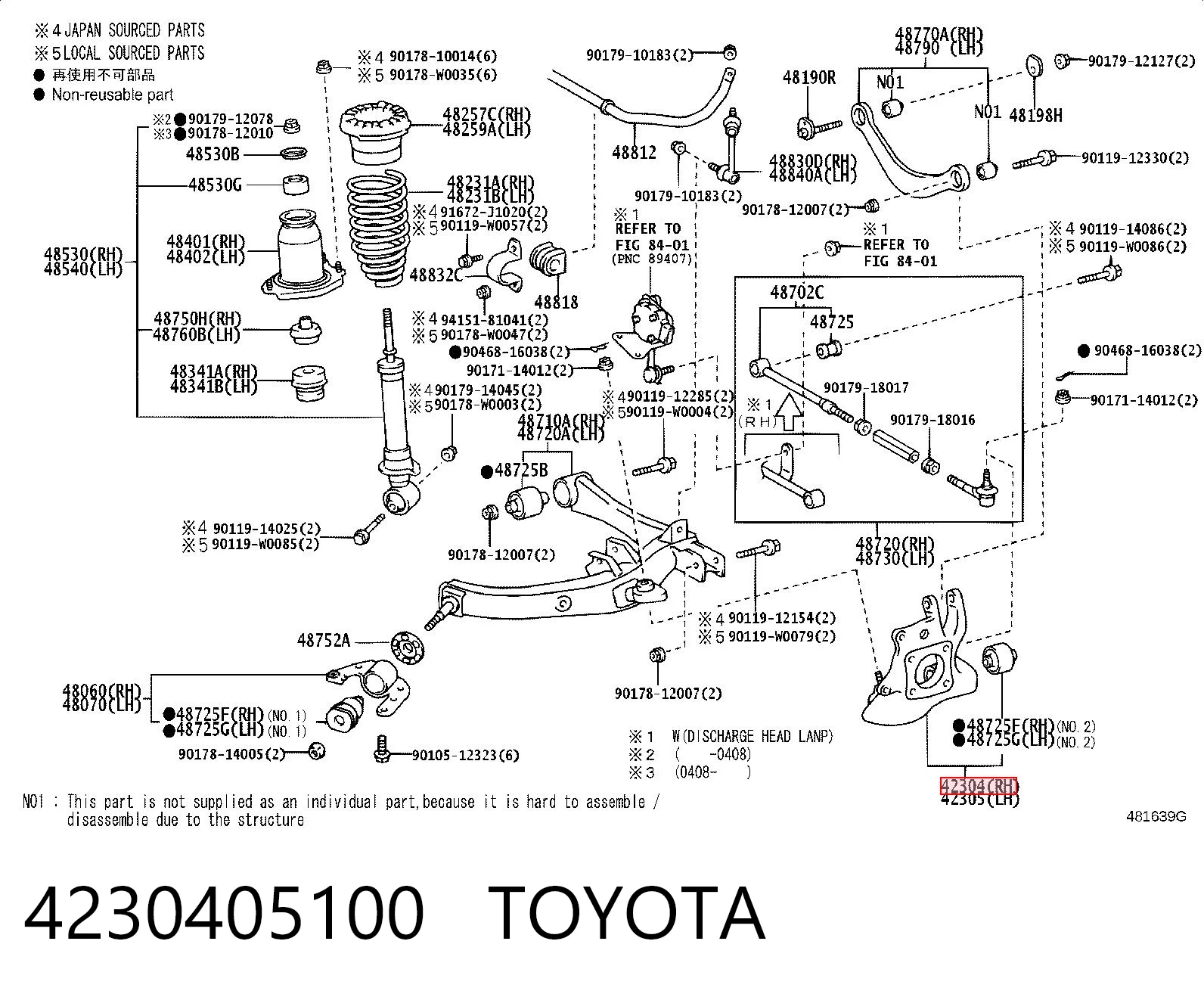 4230405100 Toyota