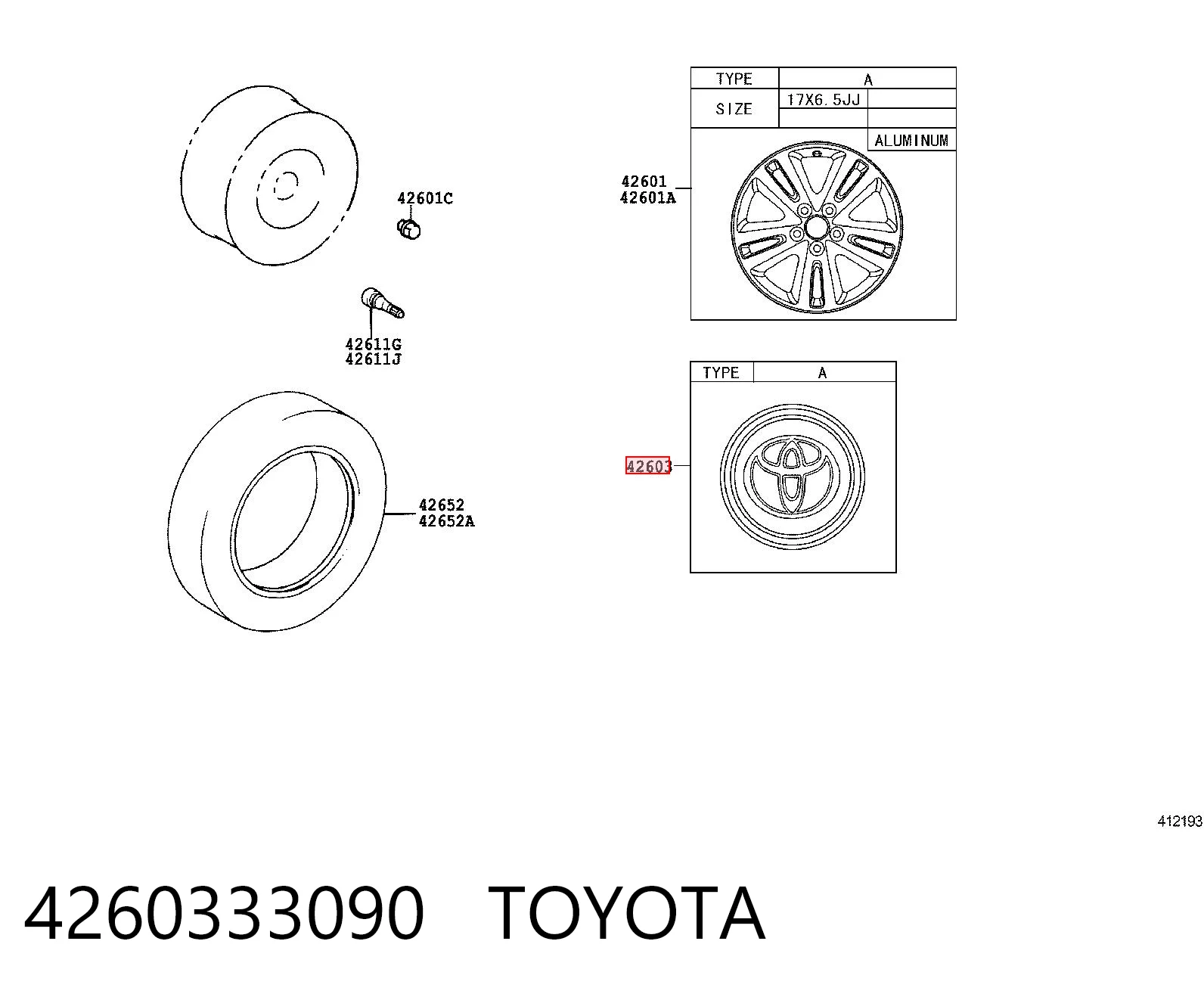 Kupić Kołpak do obręczy koła Toyota Avensis LCM w dobrej cenie