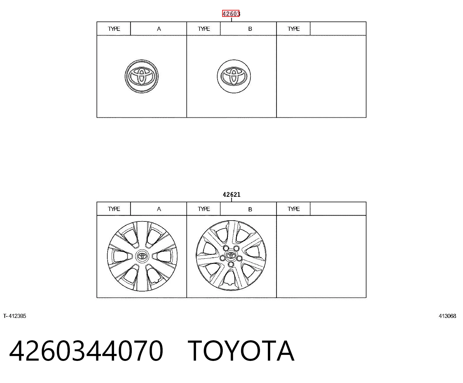 Kupić Kołpak do obręczy koła Toyota Camry V40 w dobrej cenie