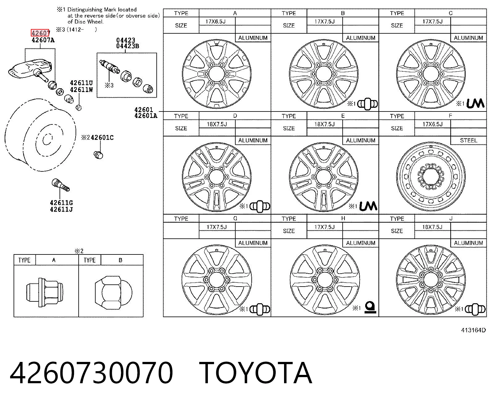Czujnik ciśnienia w oponach Toyota Avensis III sedana (T27) (2008 - 2018) cena, od 54,45 USD
